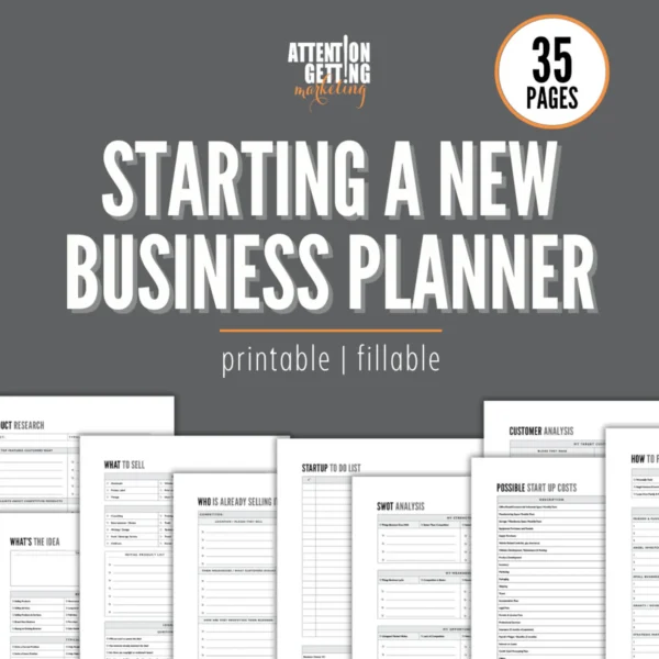 Starting A New Business Planner