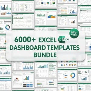 6000+ Excel Dashboard Templates Bundle – Digital Download