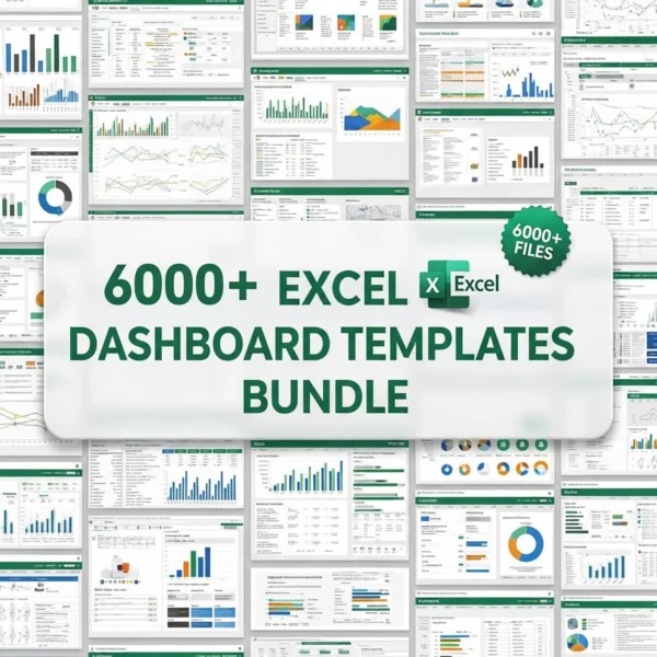 6000+ Excel Dashboard Templates Bundle